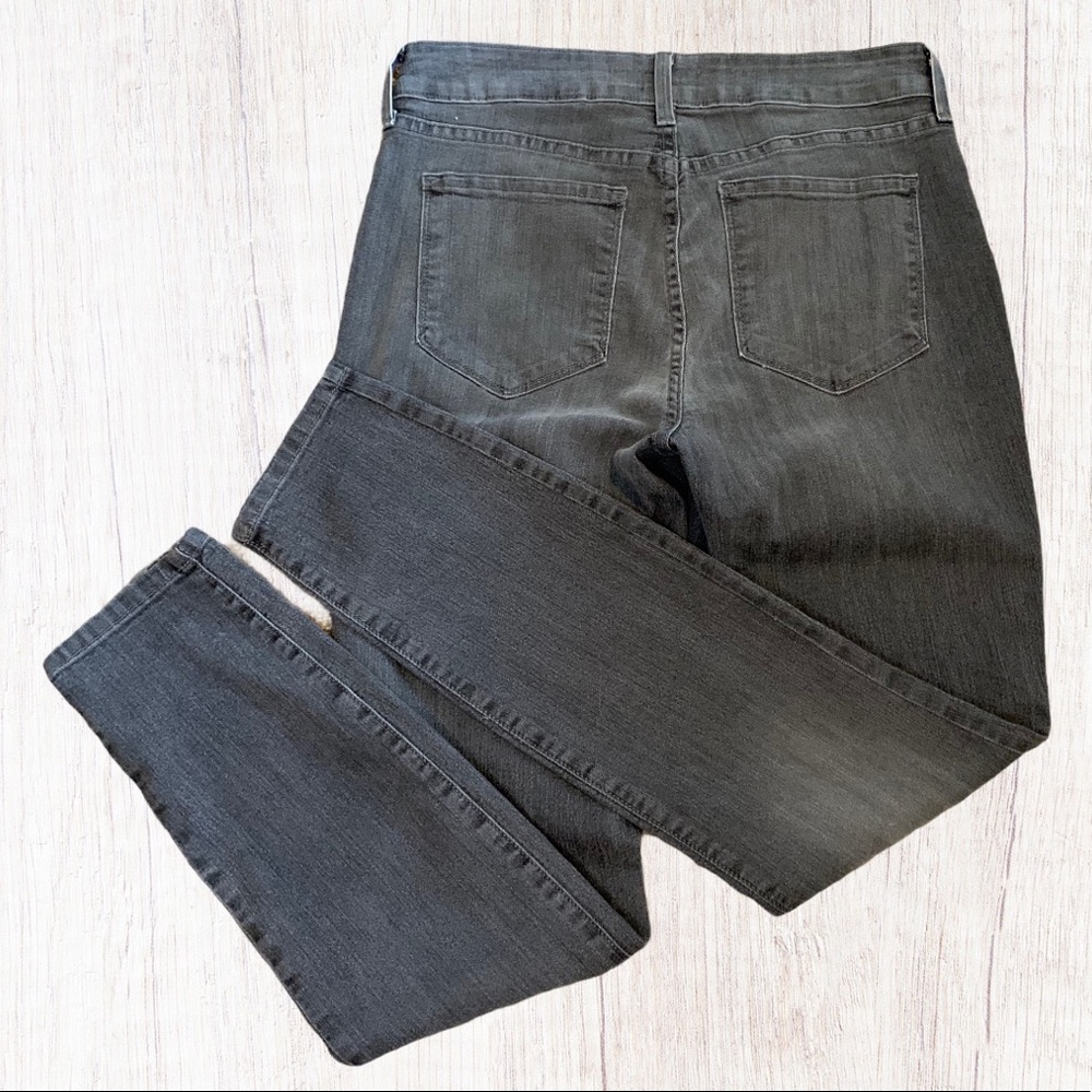NYDJ Gray Super Skinny Stretch Jeans 6
